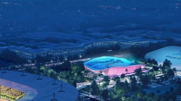 Le futur centre aquatique olympique pour les JO de Paris 2024