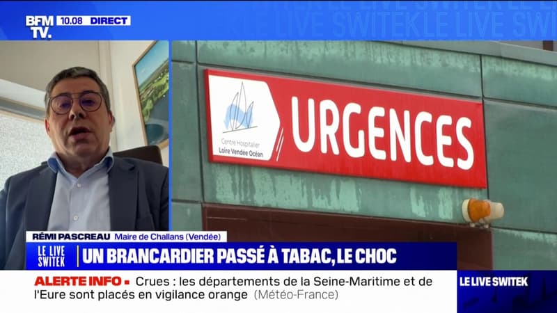 Brancardier passé à tabac en Vendée: C'est un acte inacceptable, déclare Rémi Pascreau, maire de Challans