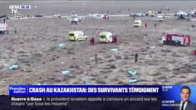 "Ma femme était assise à côté de moi, je ne l'ai pas revue depuis l'accident": après le crash d'un avion de ligne au Kazakhstan, les survivants témoignent