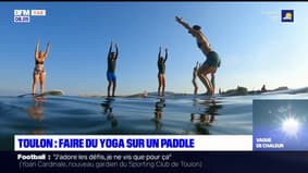 Toulon: faire du yoga sur un paddle