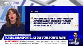 Puis-je me déplacer d'un département d'un département vert vers un rouge s'il est à moins de 100km? BFMTV répond à vos questions