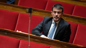Manuel Valls le 3 octobre 2017 à l'Assemblée nationale