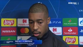 Presnel Kimpembe après le match PSG-Dortmund, le 11 mars 2020