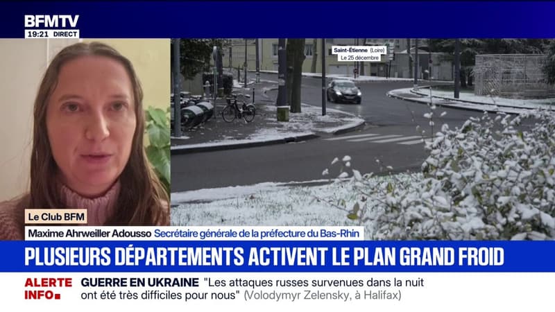 Grand froid dans le Bas-Rhin: "Le plan sera maintenu aussi longtemps que besoin", déclare Maxime Ahrweiller Adousso, secrétaire générale de la préfecture du Bas-Rhin