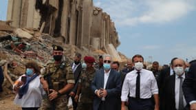 Emmanuel Macron à Beyrouth