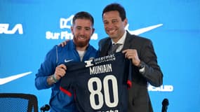Marcelo Moretti lors de la signature d'Iker Muniain, en septembre 2024