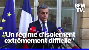 Gérald Darmanin s'exprime après l'incarcération de Mohamed Amra à la prison de Condé-sur-Sarthe 
