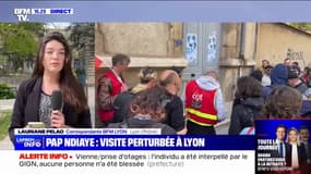 La visite de Pap Ndiaye à Lyon perturbée par des opposants à la réforme des retraites