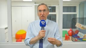 Jean-Michel Genestier, maire du Raincy (Seine-Saint-Denis), le 6 septembre 2023 sur BFMTV.