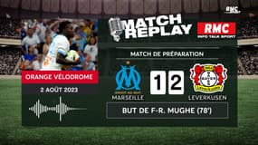 OM : Les Olympiens terminent leur préparation par une défaite contre le Bayer Leverkusen (1-2), le Goal Replay RMC
