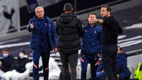 José Mourinho face à Frank Lampard, le 29 septembre 2020