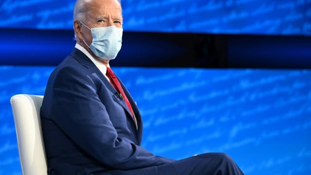 L'ancien vice-président démocrate Joe Biden, candidat à la présidentielle américaine, participe à un town hall sur ABC, le 15 octobre 2020 à Philadelphie, en Pennsylvanie