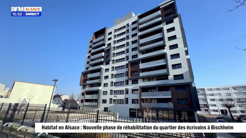 Habitat en Alsace : Nouvelle phase de réhabilitation du quartier des écrivains à Bischheim 