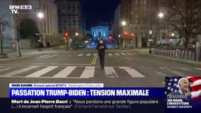 Des dizaines de rues interdites à Washington à quelques heures de l'investiture de Joe Biden