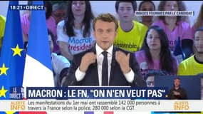 Macron: "Monsieur Le Pen, j'ai des enfants et des petits-enfants de cœur"