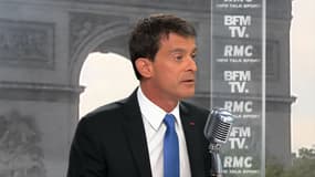 Manuel Valls mardi matin sur BFMTV et RMC.