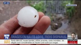 En Haute-Loire, trois personnes portées disparues après des inondations provoquées par un orage extrêmement violent 