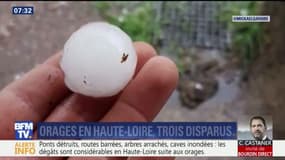 En Haute-Loire, trois personnes portées disparues après des inondations provoquées par un orage extrêmement violent 