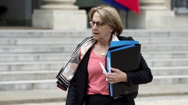 Marylise Lebranchu quitte l'Elysée le 3 juin 2014.