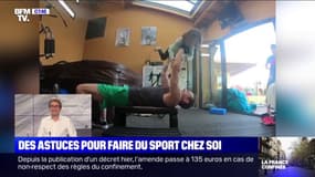 Ces internautes ne manquent pas d'imagination pour faire du sport chez eux