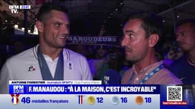 "À la maison, c'est incroyable": la réaction de Florent Manaudou, double médaillé de bronze olympique de natation