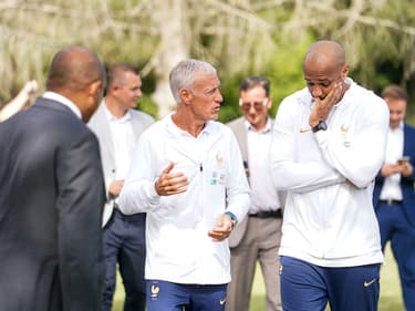 Didier Deschamps et Thierry Henry