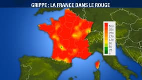 La France est très touchée par l'épidémie de grippe cette année.