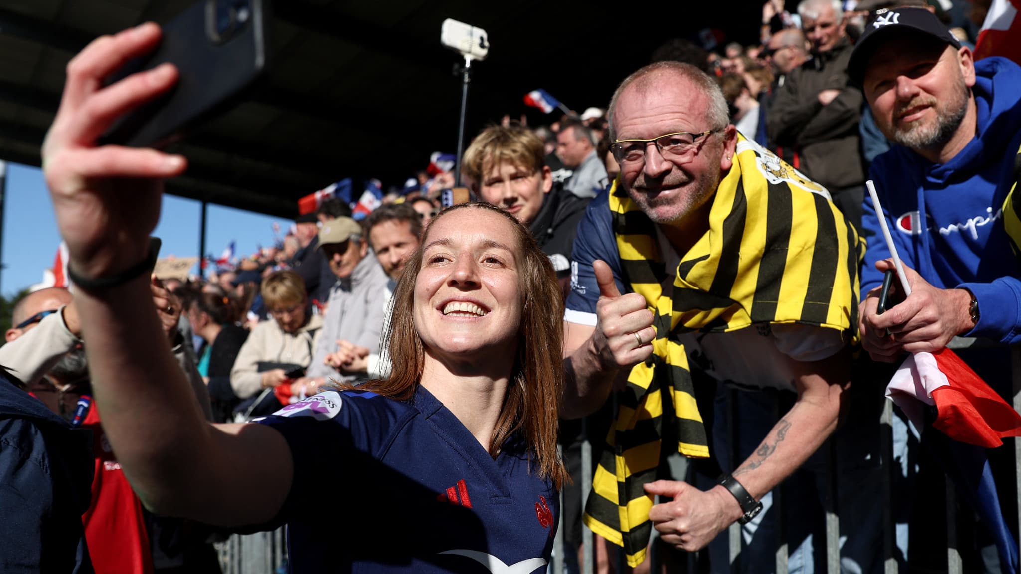 Pauline Bourdon Sansus est la joueuse phare du XV de France pour la Coupe du monde 2025. 
