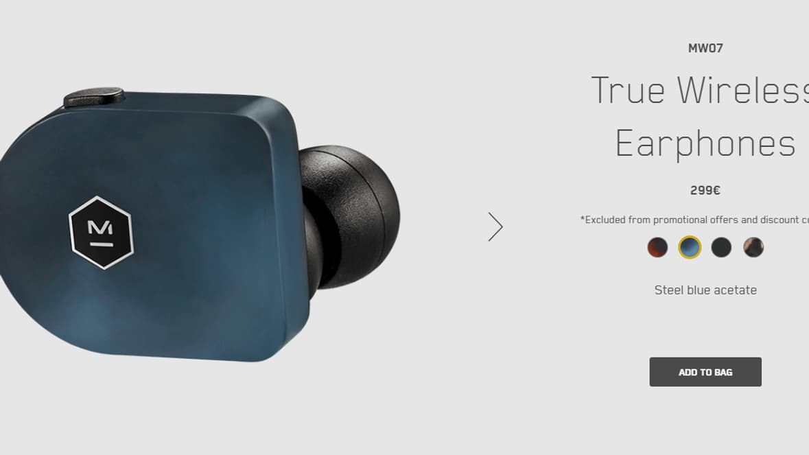 Les écouteurs MW07 de Master & Dynamic Les écouteurs MW07 de Master & Dynamic