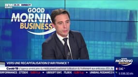 
Ce mardi 10 novembre, Jean-Baptiste Djebarri, ministre chargé des Transports, est revenu sur la réaction du secteur aérien à l'annonce d'un probable vaccin pour les prochaines semaines, dans l'émission Good Morning Business présentée par Sandra Gandoin, Christophe Jakubyszyn. Good Morning Business est à voir ou écouter du lundi au vendredi sur BFM Business.


Dans "Good morning business", Christophe Jakubyszyn, Sandra Gandoin et les journalistes de BFM Business (Nicolas Doze, Hedwige Chevrillon, Jean-Marc Daniel, Anthony Morel...) décryptent et analysent l'actualité économique, financière et internationale. Entrepreneurs, grands patrons, économistes et autres acteurs du monde du business... Ne ratez pas les interviews de la seule matinale économique de France, en télé et en radio.


BFM Business est la 1ère chaîne française d'information économique et financière en continu, avec des interviews exclusives de patrons, d'entrepreneurs, de politiques, d'experts et d'économistes afin de couvrir l'ensemble de l'actualité française et internationale. BFM Business vous propose aussi des conseils pour vos finances par des personnalités de référence dans les domaines du patrimoine, de l'immobilier ou des marchés financiers. Retrouvez tous les jours : Christophe Jakubyszyn, Faïza Garel-Younsi, Nicolas Doze, Hedwige Chevrillon, Jean-Marc Daniel, Anthony Morel, Guillaume Sommerer, Cédric Decoeur, Karine Vergniol, Grégoire Favet, Sébastien Couasnon, Emmanuel Lechypre, Benaouda Abdeddaïm, Stéphanie Coleau... BFM Business est disponible sur votre box (SFR : canal 46 / Orange : canal 228 / Bouygues : canal 242 / Canal : canal 108) ainsi qu'en direct et replay  sur l'application BFM Business et le site : www.bfmbusiness.fr.
