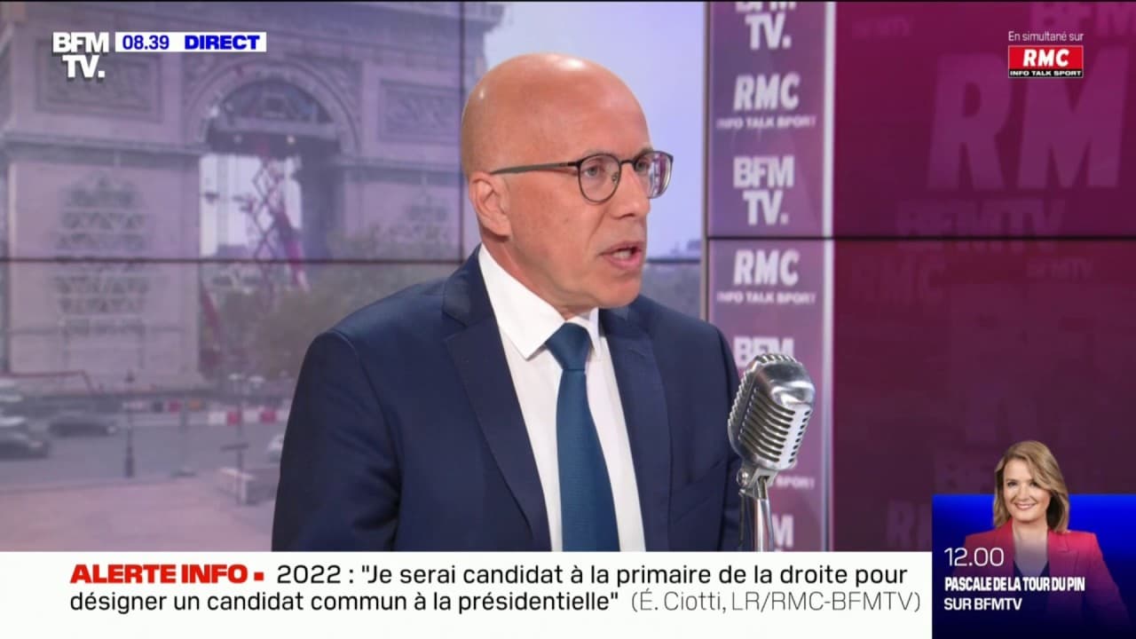 Ce N Est Pas La Peine Éric Ciotti sur 2022: "S'il y a deux candidats à droite, ce n'est même