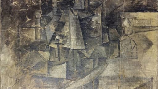 Une photographie non datée diffusée par le départament américain de la Justice de "La coiffeuse", un tableau peint par Pablo Picasso en 1911