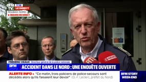 Accident de voiture dans le Nord: Frédéric Veaux, directeur général de la Police nationale, exprime son "soutien" et sa "solidarité" aux familles des policiers tués