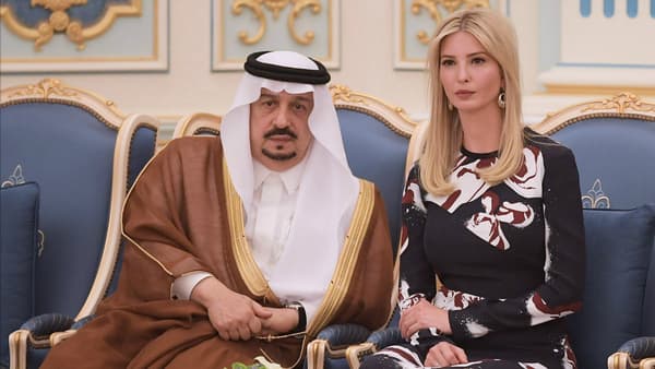 Ivanka Trump lors de la visite du président américain en Arabie Saoudite. 