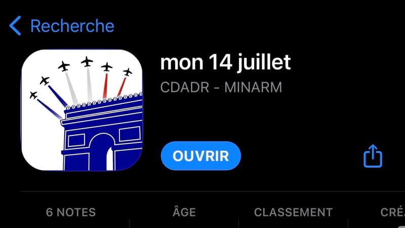 L'application "Mon 14-Juillet" du gouvernement