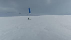 Quand le snowkite fait rimer snowboard avec cerf-volant…