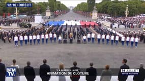 14 juillet: La Marseillaise clôt le défilé