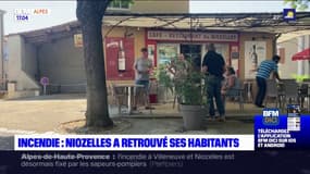 Incendie de Villeneuve: les habitants de Niozelles évacués soulagés d'avoir retrouvé leur logement