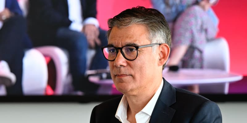 Le premier secrétaire du PS, Olivier Faure, le 13 juin 2025 à Nancy