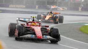 Lewis Hamilton lors du GP d'Australie, le 16 mars 2025.