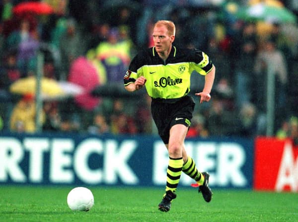 Matthias Sammer avec le Borussia Dortmund en 1997
