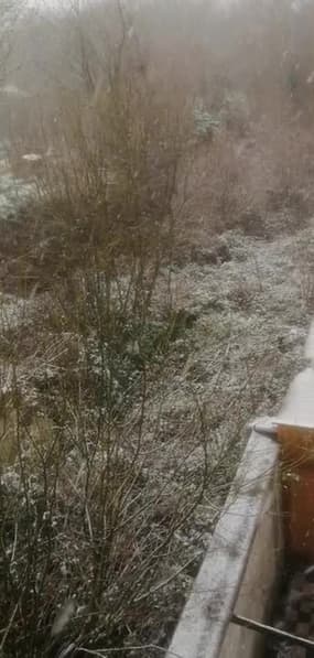 Il neige à Quiévrechain dans le Nord - Témoins BFMTV