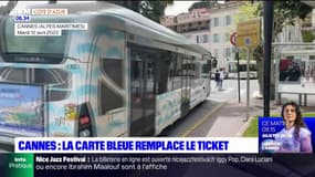 Cannes: la carte bleue remplace le ticket dans les bus