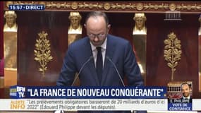 "Le CICE sera transformé en allègement des charges", explique Edouard Philippe