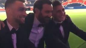Javier Pastore, Cyril Hanouna et Marco Verratti