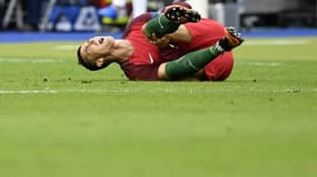 Cristiano Ronaldo, blessé lors de la finale de l'Euro 2016