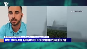 Indre-et-Loire: une tornade arrache le clocher d'une église - 19/06