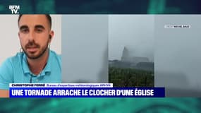 Indre-et-Loire: une tornade arrache le clocher d'une église - 19/06