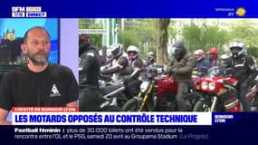 Les motards du Rhône sont mobilisés contre le contrôle technique obligaoire