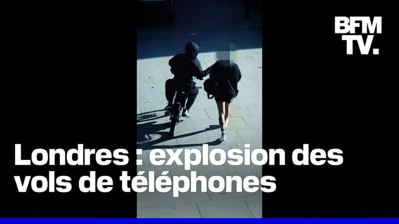 Londres: Explosion des vols de téléphones